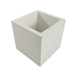 Matera de mesa Pequeña Eloisa Petty Blanco 10x10cm Cuadrada - MATERAS Y MACETAS | Bylmo