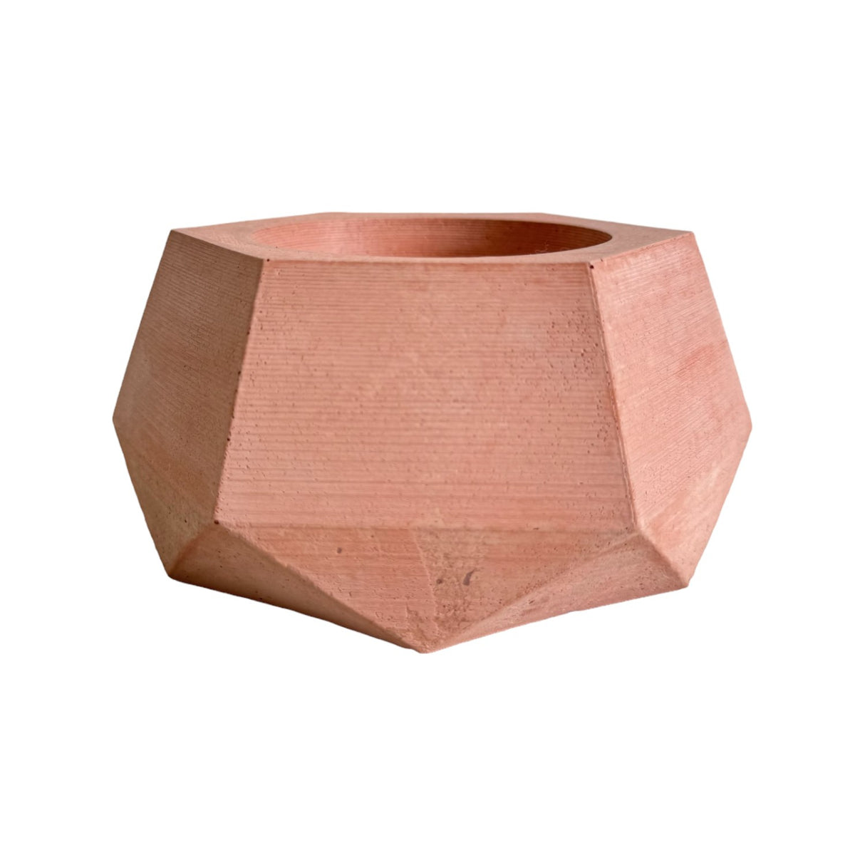 Matera de mesa Pequeña Jade Palo de Rosa 14x6.5cm Hexagonal - MATERAS Y MACETAS | Bylmo