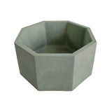 Matera de mesa Mediana Terrario Verde Oliva 18x8.5cm Hexagonal - MATERAS Y MACETAS | Bylmo