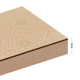 Kit Cuadro para Pintar Frutas y Paletas 24x24cm en MDF - CUADROS | Bylmo