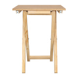 Mesa Auxiliar Plegable Otis Fresno Europeo 48.5x66cm Cuadrado - MESAS AUXILIARES | Bylmo