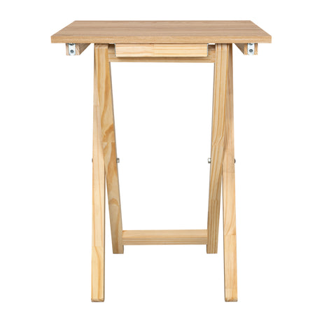 Mesa Auxiliar Plegable Otis Fresno Europeo 48.5x66cm Cuadrado - MESAS AUXILIARES | Bylmo