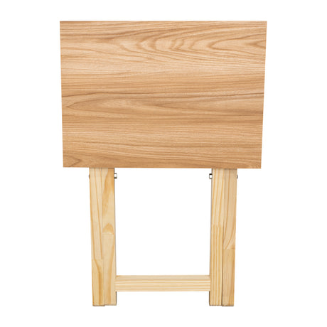 Mesa Auxiliar Plegable Otis Fresno Europeo 48.5x66cm Cuadrado - MESAS AUXILIARES | Bylmo