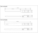 Termómetro Digital de Cocina Utilitá Negro 2x1.5cm Para Medir - UTENSILIOS PARA COCINAR | Bylmo