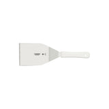 Espátula Profesional Profissional Master Blanco y Acero 10.6x12.4cm Para Cocinar - UTENSILIOS PARA COCINAR | Bylmo