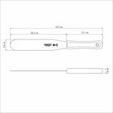 Espátula Profissional Master Blanco y Acero 3.9x1.8cm Para Mezclar De 8 Pulgadas - UTENSILIOS PARA COCINAR | Bylmo