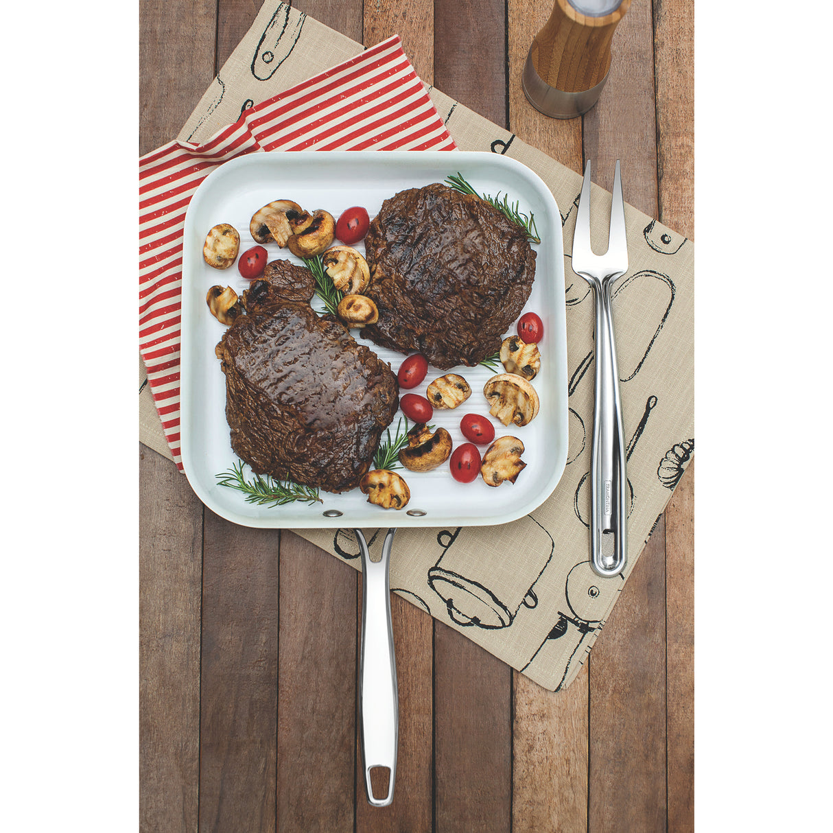 Tenedor Trinchante Extrata Acero 4.4x3.3cm Para Servir - UTENSILIOS PARA COCINAR | Bylmo
