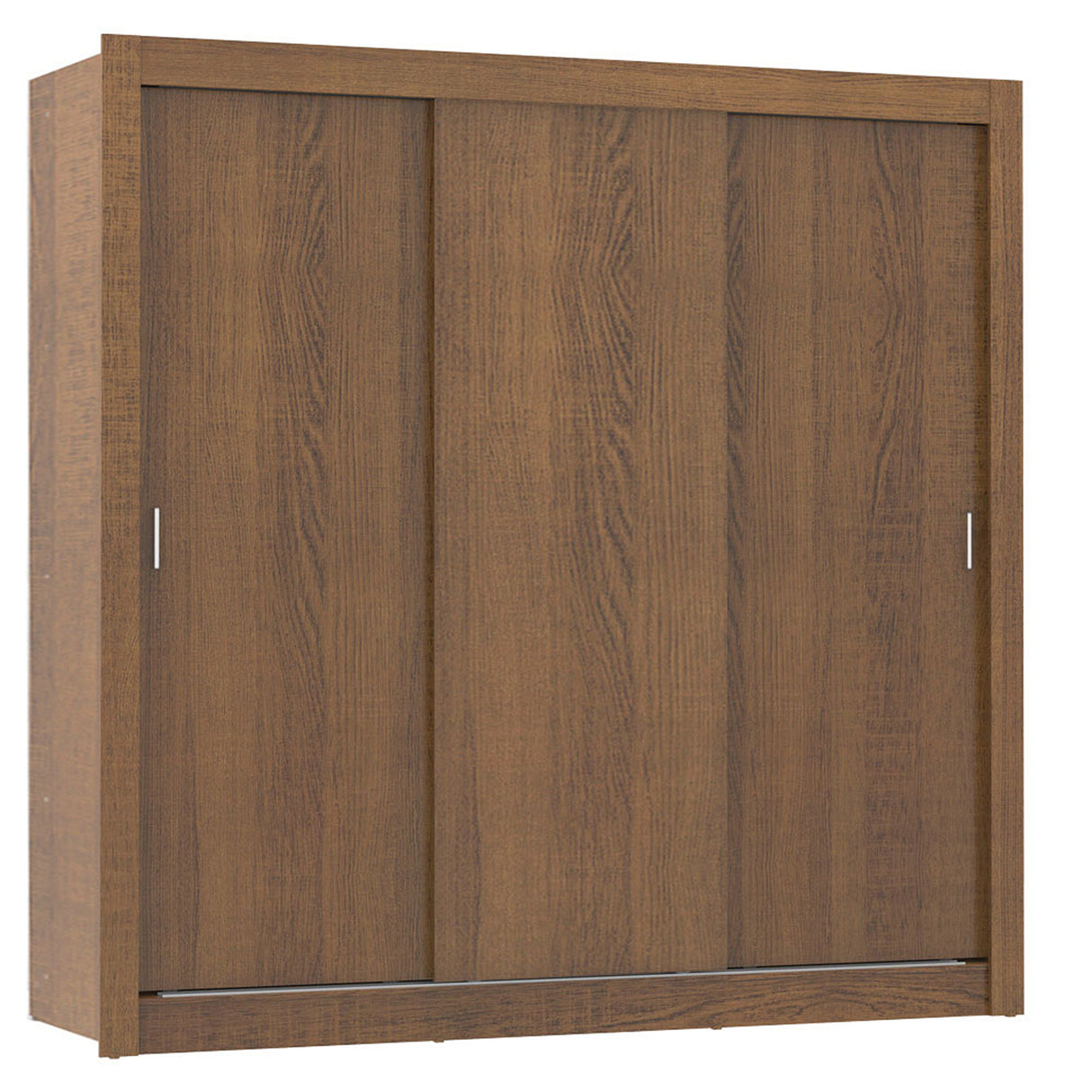 Closet Mônaco Marron 210x17.1cm con Cuatro Entrepaños y Tres Puertas - CLOSETS | Bylmo
