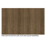 Closet Mônaco Marron 210x25.7cm con Cuatro Entrepaños Tres Puertas y Con Espejo - CLOSETS | Bylmo