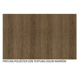 Closet Mônaco Marron 210x30cm con Cuatro Entrepaños Tres Puertas y Con Espejo - CLOSETS | Bylmo