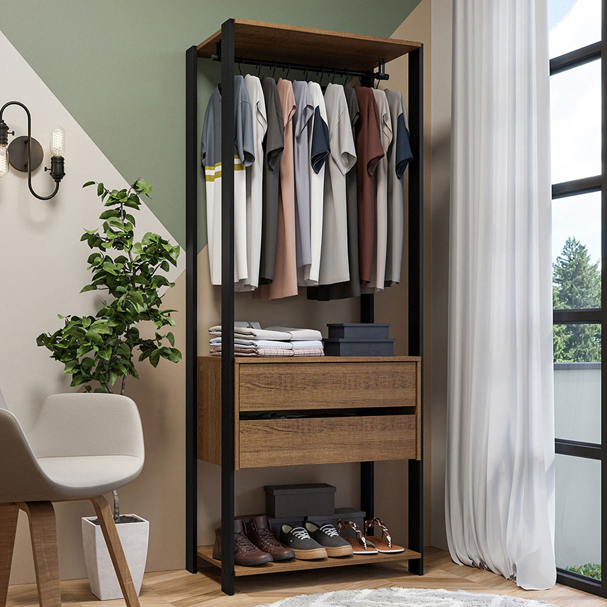 Closet Valencia 70cm Combo 2