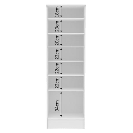 Closet Blanco 60x182cm con Seis Entrepaños - CLOSETS | Bylmo
