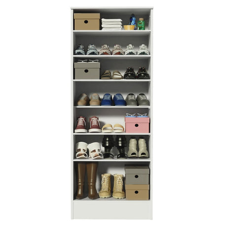 Zapatero Isis Blanco 186.5x12.3cm Con Espejo - ZAPATEROS | Bylmo