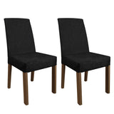 Kit x 2 Sillas Comedor Marron Oxford 45x94cm con Espaldar Liso - SILLAS Y BUTACOS | Bylmo