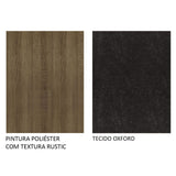 Kit x 2 Sillas Comedor Marron Oxford 45x94cm con Espaldar Liso - SILLAS Y BUTACOS | Bylmo