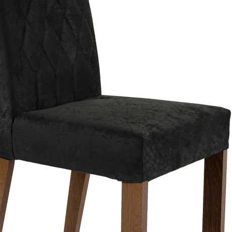 Kit x 2 Sillas Comedor Marron Oxford 45x94cm con Espaldar Ondulado - SILLAS Y BUTACOS | Bylmo