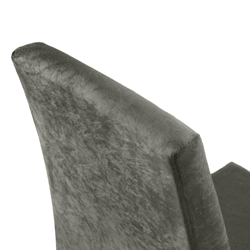 Kit x 2 Sillas Comedor Marron y Plata 45x94cm con Espaldar Ondulado - SILLAS Y BUTACOS | Bylmo