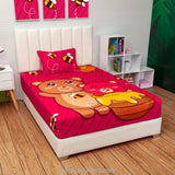 Sábana Infantil Zoo Osos Fucsia Para Cama Sencilla 100 X 190 Cm - SABANAS | Bylmo