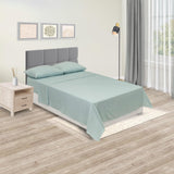 Juego de Sábanas Cotton Sense Fondo Entero Verde Menta Para Cama Sencilla 100 X 190 Cm - SABANAS | Bylmo