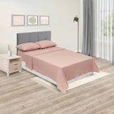Juego de Sábanas Cotton Sense Fondo Entero Palo de Rosa Para Cama Semidoble 120 X 190 Cm - SABANAS | Bylmo