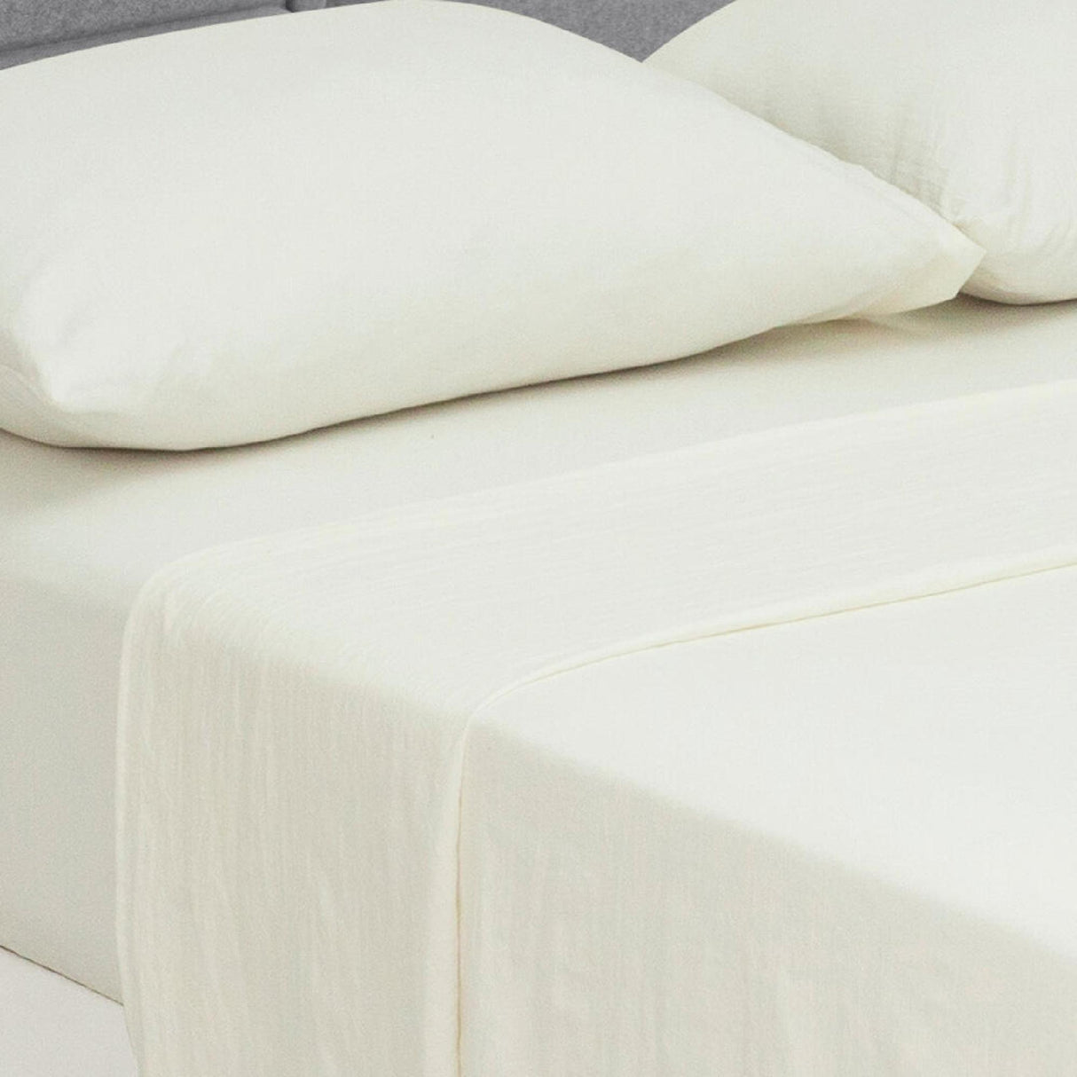 Juego de Sábanas Cotton Sense Fondo Entero Beige Para Cama Semidoble 120 X 190 Cm - SABANAS | Bylmo