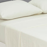 Juego de Sábanas Cotton Sense Fondo Entero Beige Para Cama Semidoble 120 X 190 Cm - SABANAS | Bylmo
