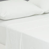 Juego de Sábanas Cotton Sense Fondo Entero Blanco Para Cama Semidoble 120 X 190 Cm - SABANAS | Bylmo