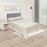 Juego de Sábanas Cotton Sense Fondo Entero Marron Claro Para Cama Semidoble 120 X 190 Cm - SABANAS | Bylmo