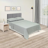 Juego de Sábanas Cotton Sense Fondo Entero Gris Claro Para Cama Semidoble 120 X 190 Cm - SABANAS | Bylmo