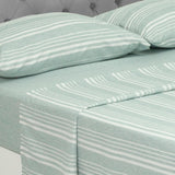 Juego de Sábanas Equilibrio Fondo Entero Verde Para Cama Doble 140 X 190 Cm - SABANAS | Bylmo