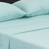 Juego de Sábanas Basic Fondo Entero Aguamarina Para Cama Queen 160 X 190 Cm - SABANAS | Bylmo