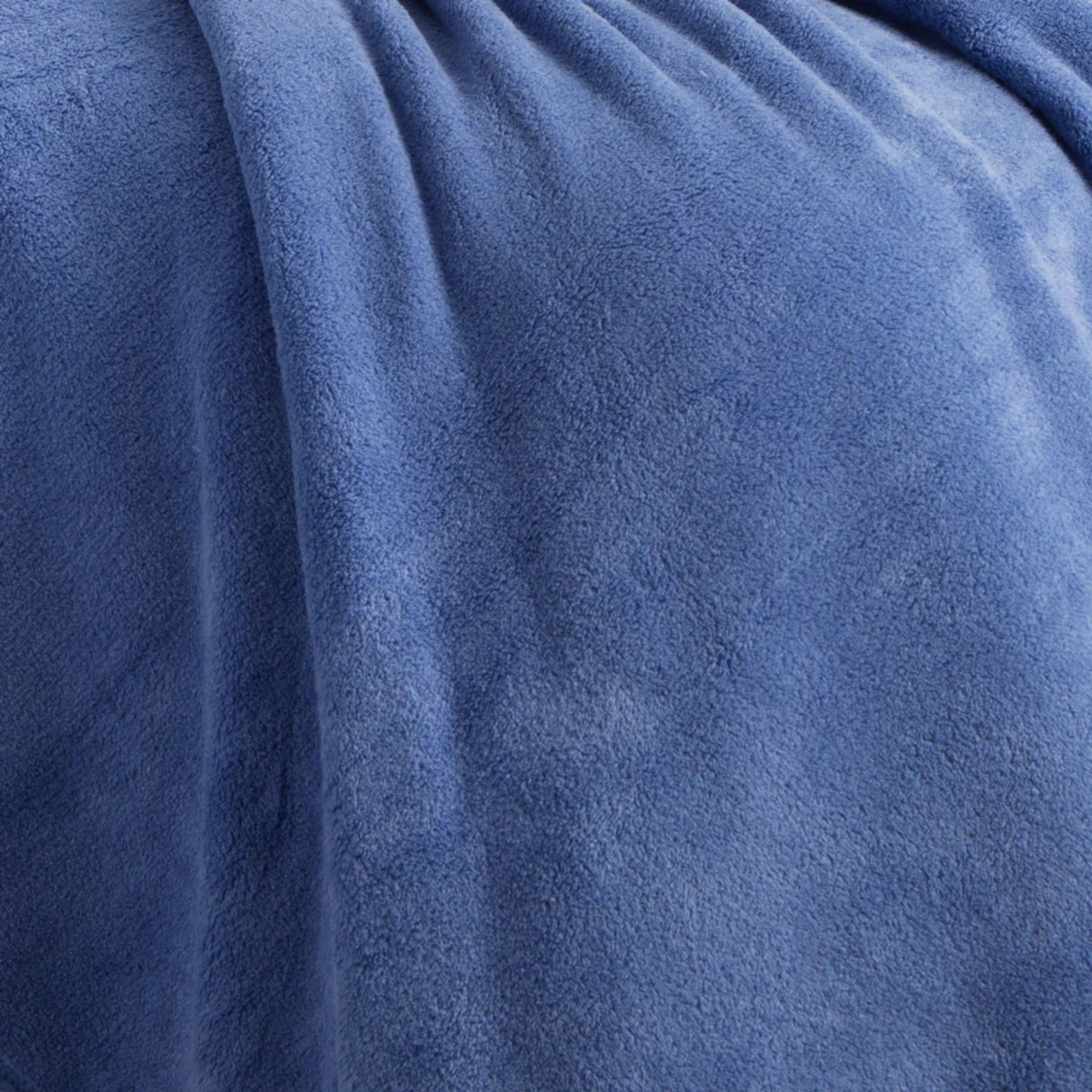 Cobija Térmica Flannel Fleece Azul 260x230cm Fondo Entero Ultrasuave - COBIJAS Y MANTAS | Bylmo