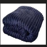 Cobija Térmica Flannel 3D Azul 160x230cm Fondo Entero Ultrasuave - COBIJAS Y MANTAS | Bylmo