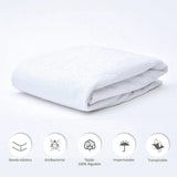 Protector de Colchón Impermeable Terry Punto Blanco Para Cama Sencilla 100 X 190 Cm - PROTECTORES DE COLCHON | Bylmo