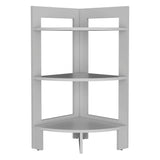 Mesa Auxiliar Riga Blanco 39x80cm Esquinero y Rectangular - MESAS AUXILIARES | Bylmo