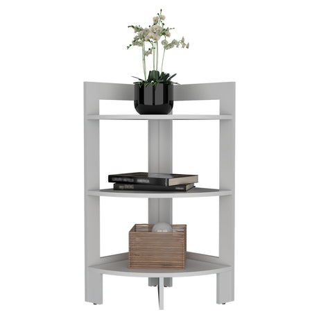 Mesa Auxiliar Riga Blanco 39x80cm Esquinero y Rectangular - MESAS AUXILIARES | Bylmo