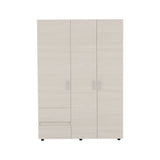 Closet Dassel Niebla y Blanco 140x200cm Con Dos Cajones y Dos Entrepaños - CLOSETS | Bylmo