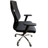 Silla Ejecutiva Lajas Negro 63x111cm Con Espaldar y Soporte Lumbar - SILLAS DE OFICINA | Bylmo