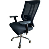 Silla Ejecutiva Lajas Negro 63x111cm Con Espaldar y Soporte Lumbar - SILLAS DE OFICINA | Bylmo