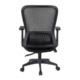Silla Ejecutiva Nepal Negro 64x107cm Con Espaldar y Soporte Lumbar - SILLAS DE OFICINA | Bylmo