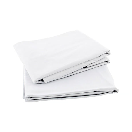 Juego de Sabanas Fondo Entero Blanco Para Cama Doble 140 X 190 Cm Antifluido - SABANAS | Bylmo