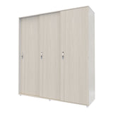 Closet Berlin Niebla y Blanco 180x200cm Con Cuatro Cajones y Dos Entrepaños - CLOSETS | Bylmo