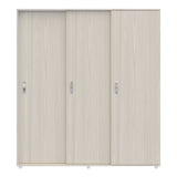Closet Berlin Niebla y Blanco 180x200cm Con Cuatro Cajones y Dos Entrepaños - CLOSETS | Bylmo