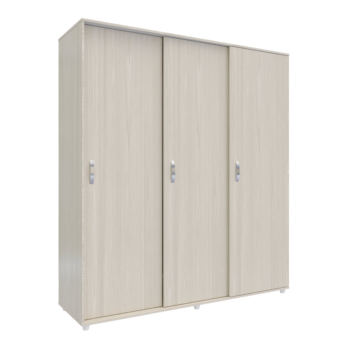 Closet Berlin Niebla y Blanco 180x200cm Con Cuatro Cajones y Dos Entrepaños - CLOSETS | Bylmo
