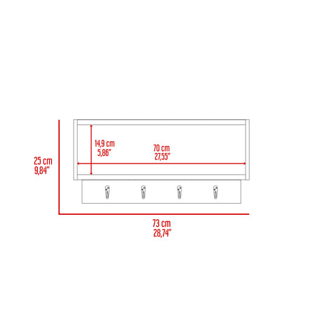 Mueble Auxiliar de Cocina Manhatan Bellota 73x25cm Con Un Compartimiento - BARRAS Y MUEBLES AUXILIARES | Bylmo