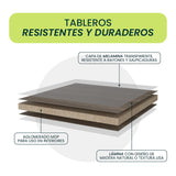 Mueble para Lavamanos Aydin Wengue 59.1x52cm Flotante Sin Lavamanos - MUEBLES PARA LAVAMANOS | Bylmo