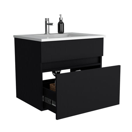Mueble para Lavamanos Aydin Wengue 59.1x52cm Flotante Sin Lavamanos - MUEBLES PARA LAVAMANOS | Bylmo