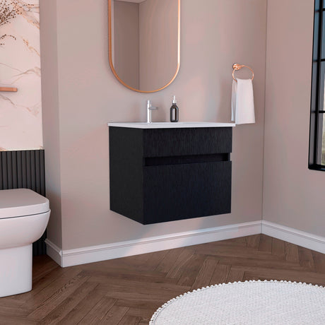 Mueble para Lavamanos Aydin Wengue 59.1x52cm Flotante Sin Lavamanos - MUEBLES PARA LAVAMANOS | Bylmo