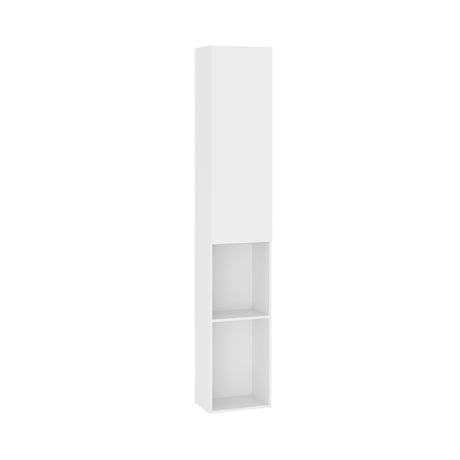 Repisa Rectangular Artus Blanco 33x178cm de Piso con Tres Entrepaños - REPISAS | Bylmo