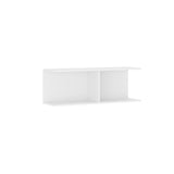 Repisa Rectangular Decor Blanco 78x27cm de Piso con Tres Entrepaños - REPISAS | Bylmo